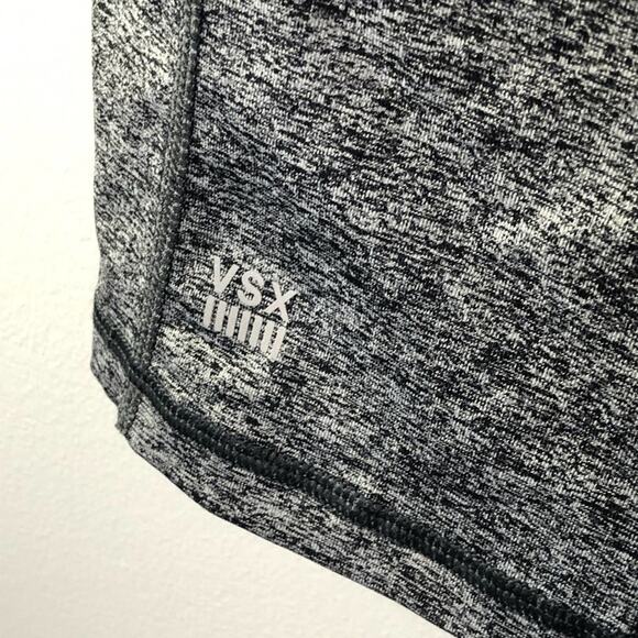 VSX Sport Knockout Capri Leggings Marbled Grey Size Medium High Impact - Picture 4 of 13